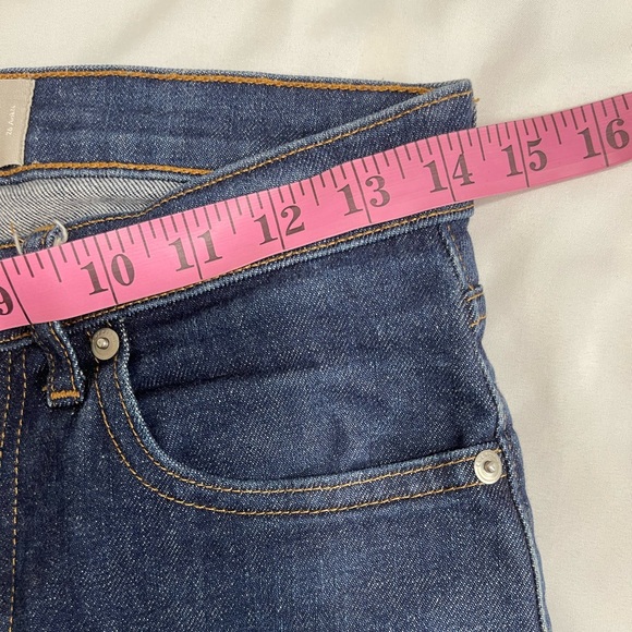 Everlane Dark Washed Blue Hi Waist Ankle Jeans Women’s Size 26 - Picture 8 of 9